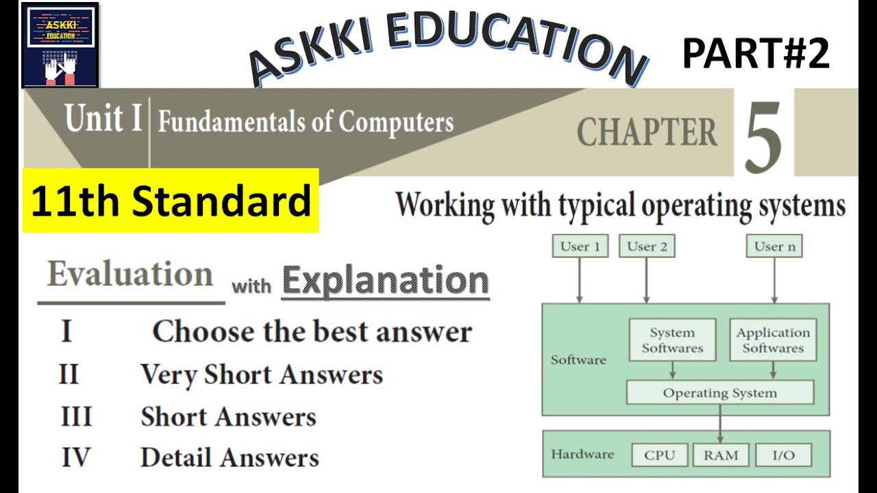 💥 11th Computer Science Computer Technology Computer Applications Chapter 5 Book Back Answers Part2