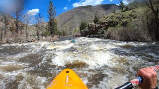 Kayaking Upper Mishawaka to Bridges