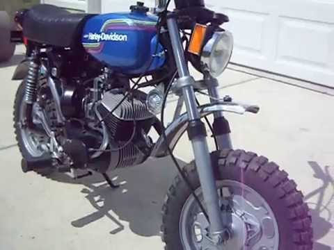 1975 Harley Davidson AMF X90  AERMACCHI MINI BIKE YouTube