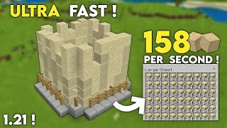 Best 1.21 Infinite Sand Farm In Minecraft Bedrock 158 Sand Per Second