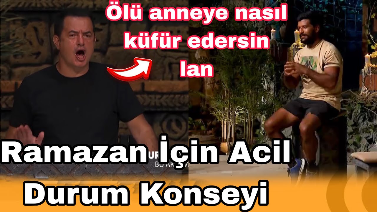 Survivorda Ramazan İçin Acil Durum Konseyi Barıiın Annesine Nasıl Küfür Edersin Lan 