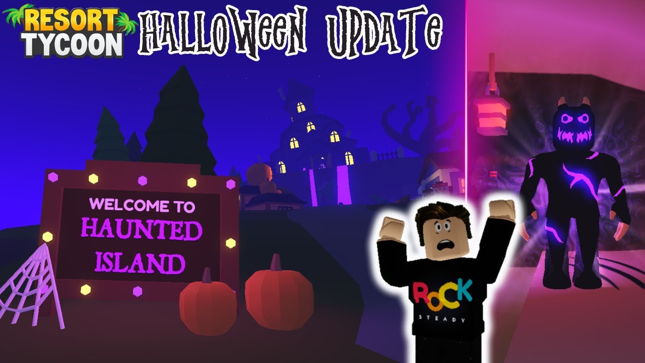 Roblox - CONSTRUÍMOS UM HOTEL com DECORAÇÃO de HALLOWEEN (Resort Tycoon  Halloween)