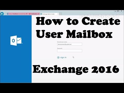 How to Create User Mailbox in Exchange 2016