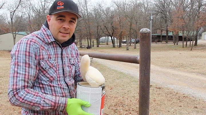 The Best Way to Paint Pipe Fence