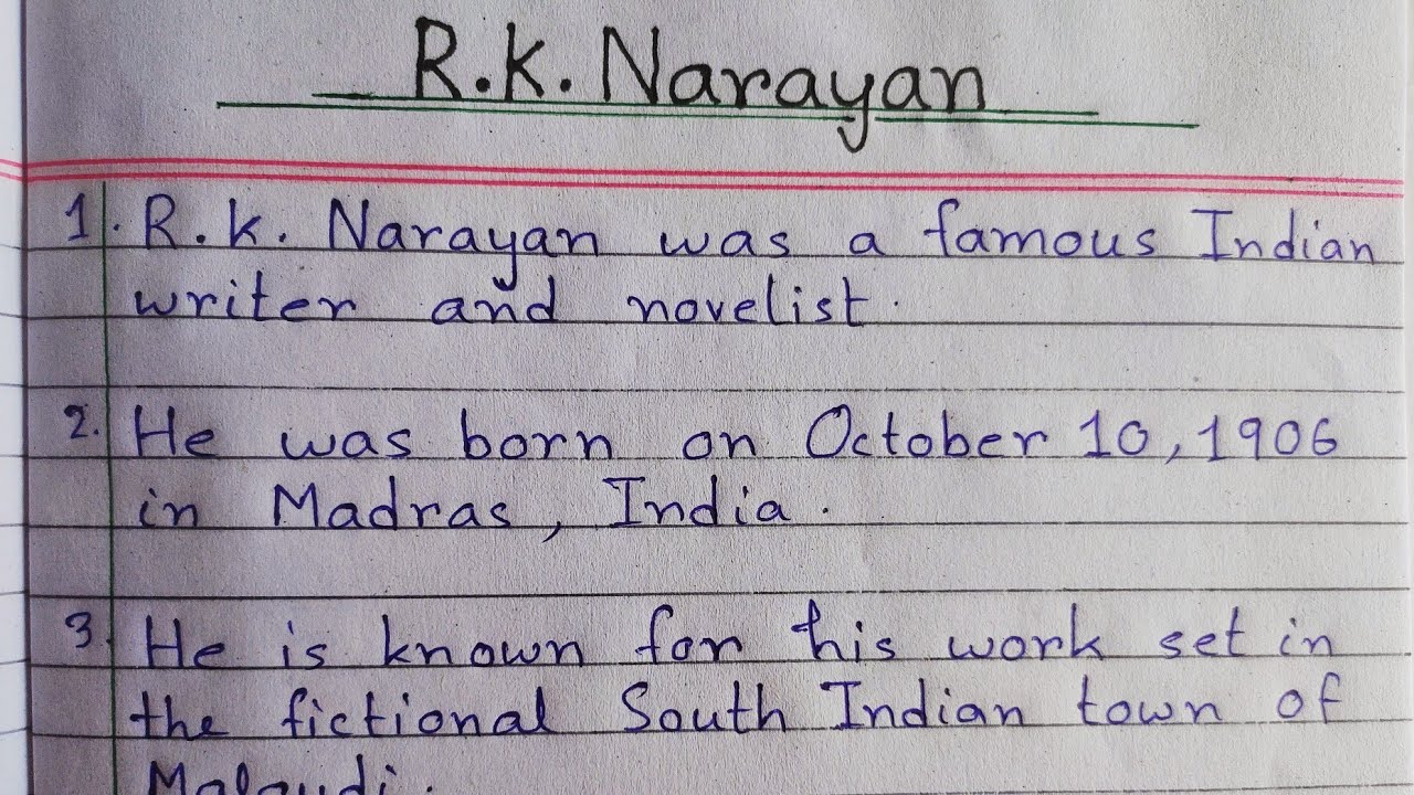 Malgudi Days: Novel by R. K. Narayan - Summary