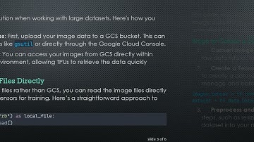 Effective Methods to Load Image Data for TPU Training