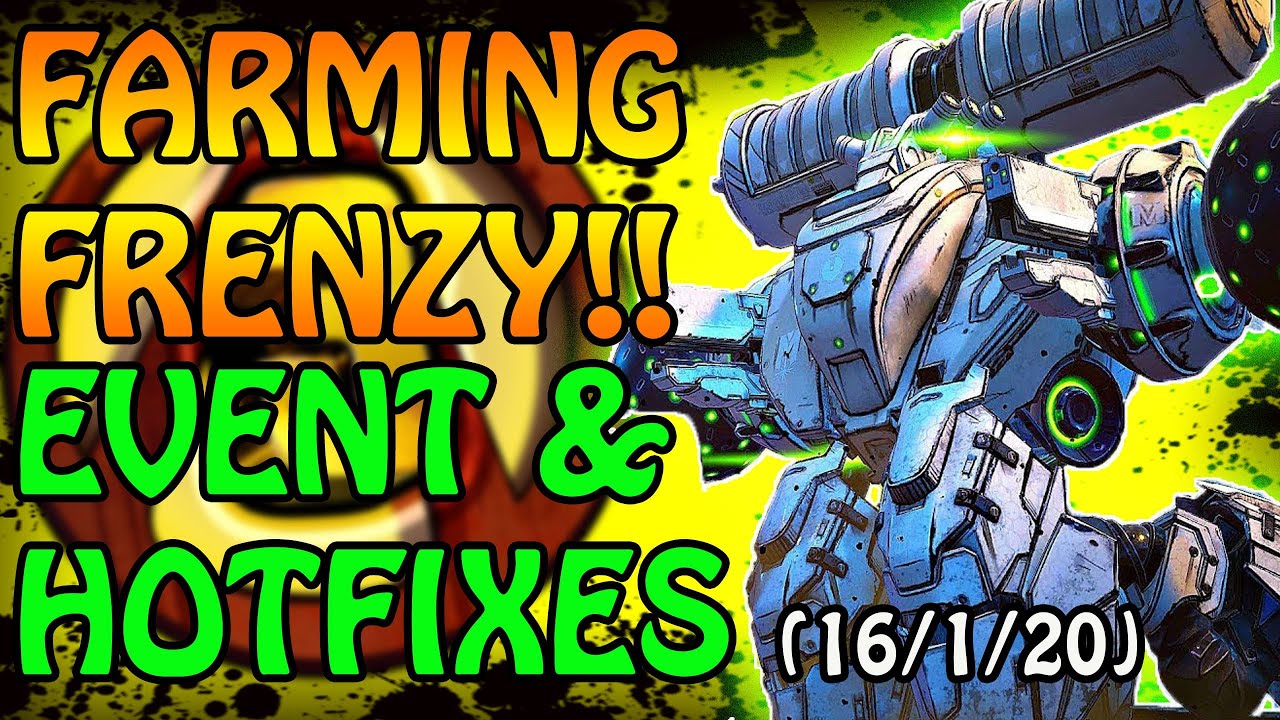Borderlands 3 RAID EVENT AND RARE SPAWN EVENT IS HERE! PLUS WEAPON NERFS! UPDATE HOTFIX NOTES