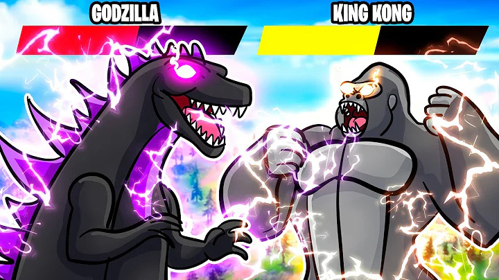 The Godzilla Vs Kong Challenge In Fortnite With MY CRAZY FAN GIRLS…