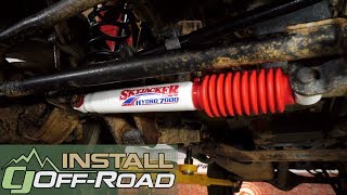 Jeep Wrangler JK Skyjacker Steering Stabilizer Hydro 7000 HD OE-Style 2007-2018  Installation - YouTube