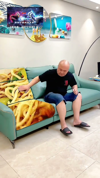 Ultraman Super Time Hero @ Ultraman The newly bought sofa at the home of Ultraman can not only chan