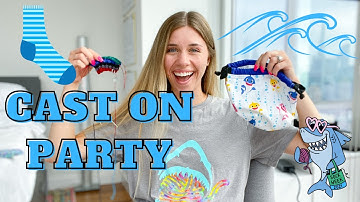 Sock Week 2021 *LIVE* Cast On Party | Knit Socks with Me! | Knitty Natty