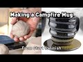 Making a Swirly Campfire Mug - Full Process Pottery ASMR