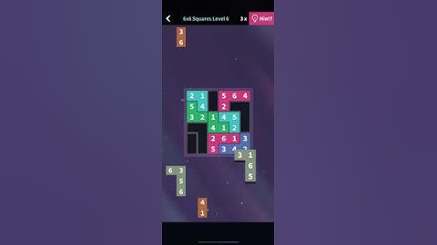 Flow Fit Sudoku • Basics Bundle • 6x6 Squares Level 6