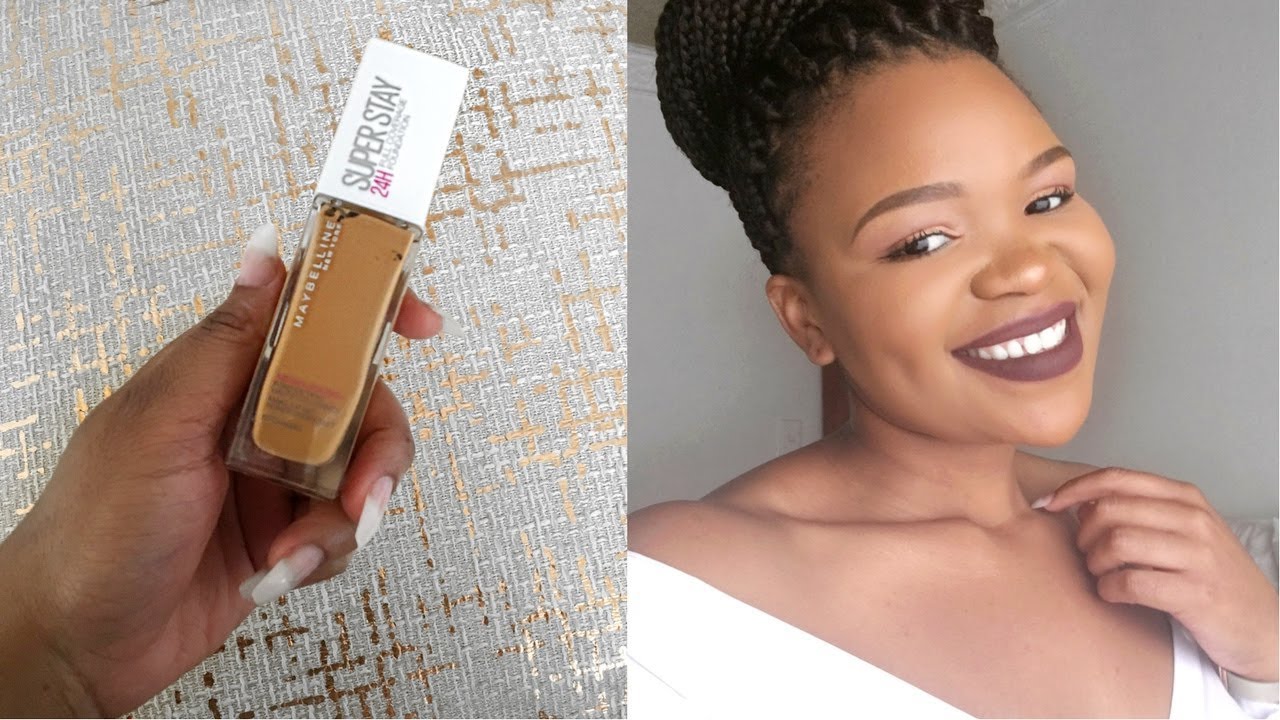 - ITS South YouTube MAYBELLINE | A REVIEW! WINNER! FULL COVERAGE NEW SUPERSTAY Youtuber African FOUNDATION