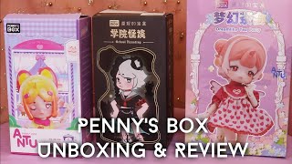 Penny&#39;s Box Blind Box BJDs Unboxing &amp; Review-Nature&#39;s Secrets, School Haunting, Dreamlike Tea Party