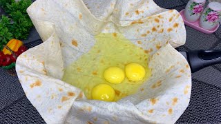 My husband's favorite breakfast! With such a breakfast, any morning is good. 15 minutes