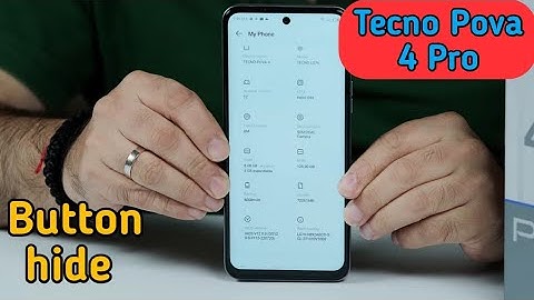 How To Hide Button in Tecno Pova 4 Pro, How To Hide Back Button In Tecno Pova 4 Pro, Navigation