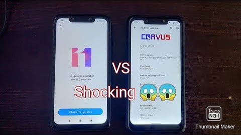 MIUI vs Corvus OS Detailed PUBG Comparison (HDR EXTREME with FPS Meter)POCO F1