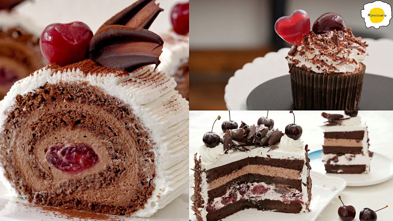 Black Forest Cake Collection 黑森林蛋糕合集 Collection de gâteaux de la Forêt-Noire