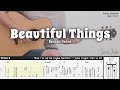 Beautiful Things - Benson Boone | Fingerstyle Guitar | TAB   Chords   Lyrics