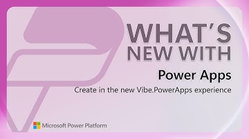 Create in the new Vibe.PowerApps experience