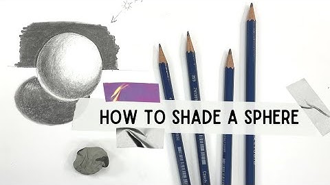 How to Shade a Sphere with Graphite Pencils | Realistic Shading for Beginners