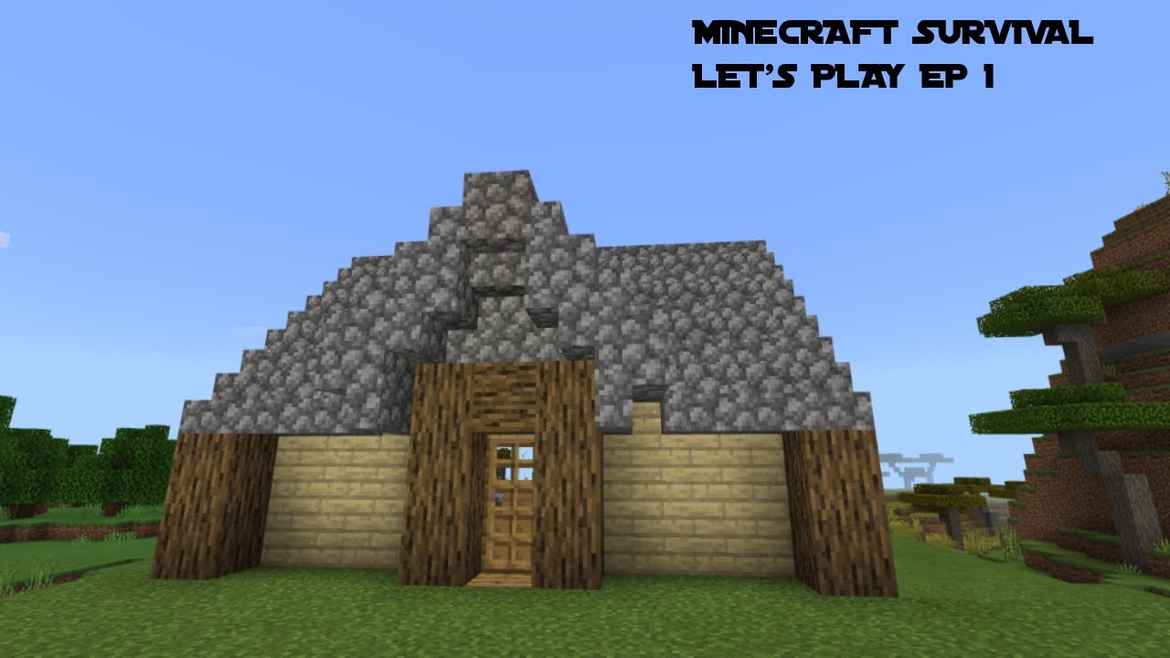 Minecraft Survival Let's Play EP 1 - YouTube