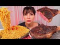 I’M FACING JAIL TIME FOR THESE OFFENCES (MEDIUM RARE TOMAHAWK STEAK &amp; INDOMIE MI GORENG) 먹방 MUKBANG