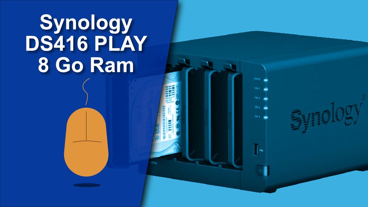 the memory your Synology DS416Play up to 8GB Ram - YouTube