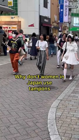 Why do girls in Japan NOT use tampons?#japan #travel #tokyo #periods #girls
