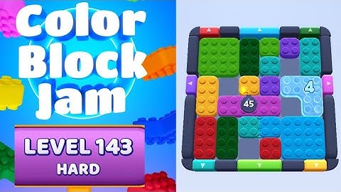 Color Block Jam Level 143 Solution Walkthrough