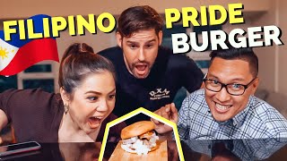 HUWAG PAPALAMPASIN: The FILIPINO PRIDE BURGER - created by a FOREIGNER, approved by PINOYS