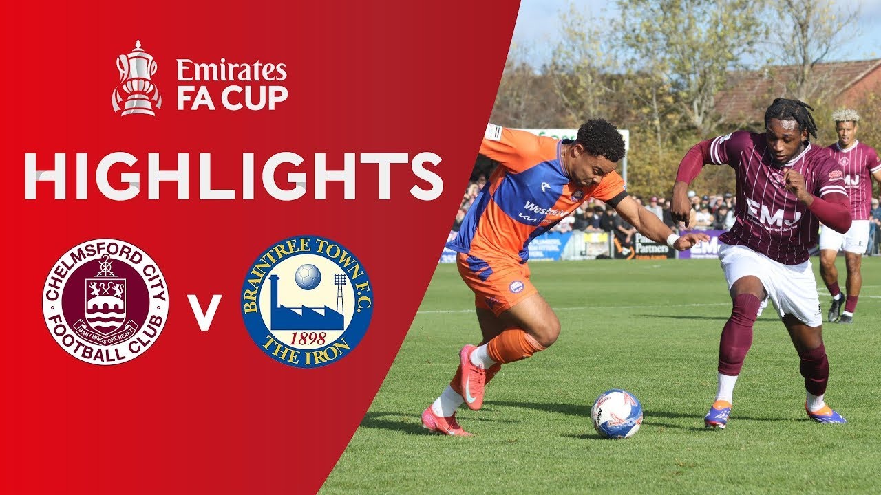 [Highlight] FA Cup : Chelmsford City vs Braintree Town (01-11-68)