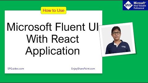 Fluent ui react tutorial | Microsoft fluent ui react tutorial for beginners