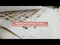 designing memo sheets & free stickers, diy, organize, restock stickers, print | studio vlog Ind