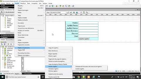 Tutorial para hacer un conexión de xampp a dreamweaver