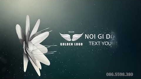 Làm Video Mở Đầu youtube   Tạo INTRO Hoa Logo Đua Nở   Mã IE022 xhCZ2NdXwPo