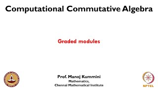 mod08lec37 - Graded modules