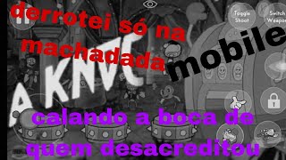 Derrotei Os Sapos Em Cuphead Mobile Só Na Machadada
