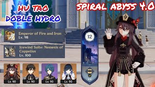 Hu Tao National Team and Eula 9 Star Abyss 2.0 Floor 12 ( Mobile Gameplay )