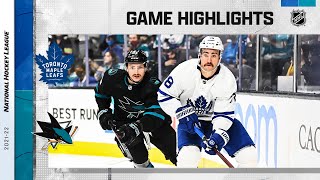 Maple Leafs @ Sharks 11/26/21 | NHL Highlights thumbnail