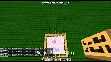 Minecraft Command Block Creation: Trampoline, jump and jump