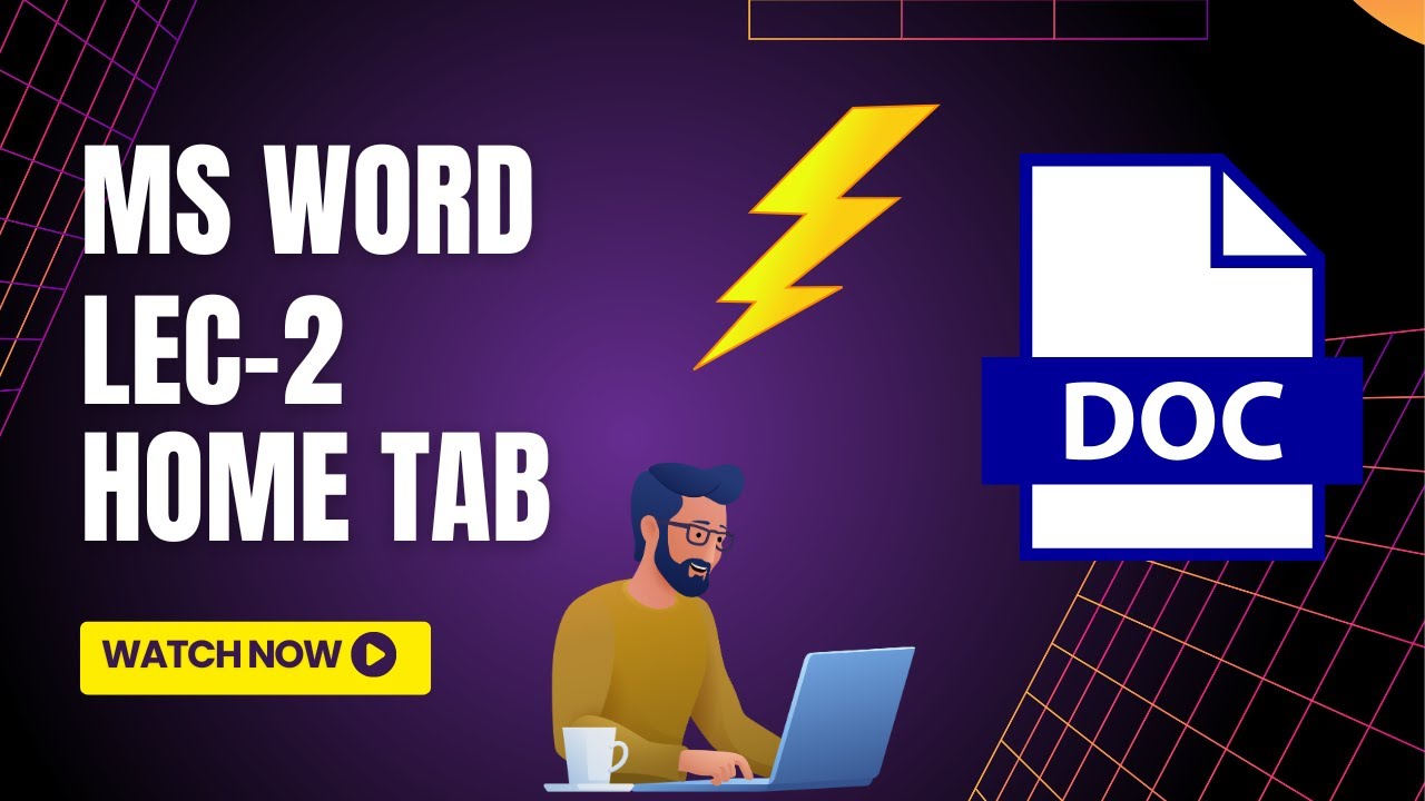 MS WORD HOME Tab | Microsoft Word | MS Word Complete Course - YouTube