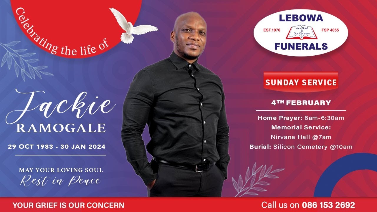 Funeral Service Of Jackie Ramogale