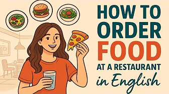How to Order Food in English - Speak With Confidence | Easy Conversation for Beginners