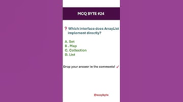 Which interface does ArrayList implement directly? #java #arraylist