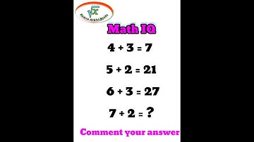IQ TEST ~ 99% FAIL #migrategamerz #mathquiz #foryou!Can YOU solve it?