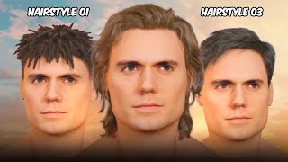 Henry Cavill Different hair style