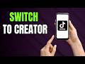 TikTok: How to Switch to Creator Account