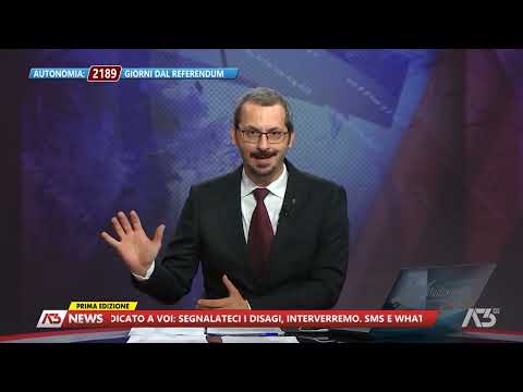 A3 NEWS PRIMA EDIZIONE | 20/10/2023